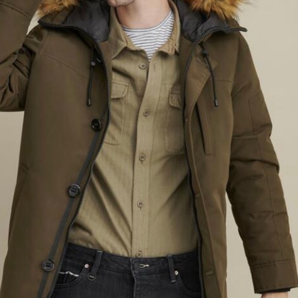 Guess Mens Parka Jacket - Picture 1 of 5